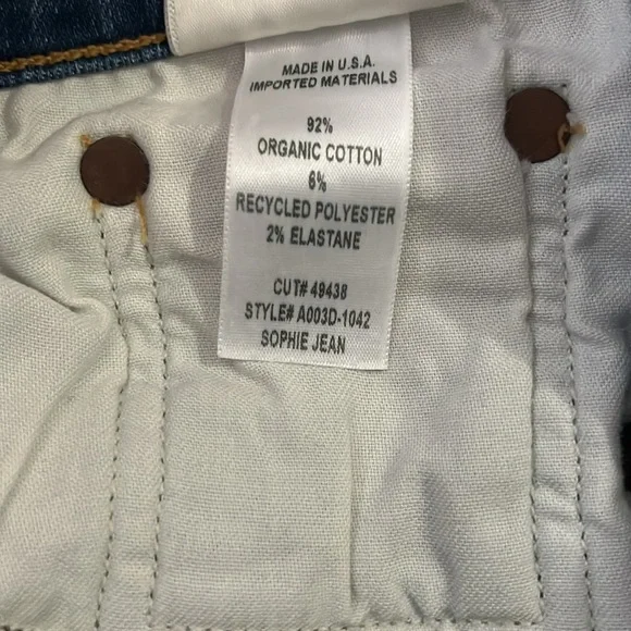 Agolde Amour Vert Sophie Jeans Size 29 - Picture 9 of 10